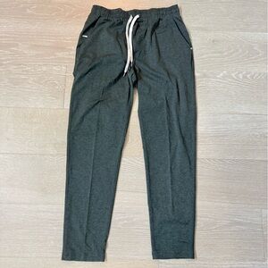 Vuori Ponto Performance Pant blackened green heather mens size L - worn one time